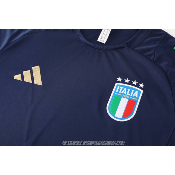 Chandal del Italia 24-25 Manga Corta Azul - Pantalon Corto